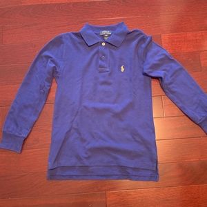 Polo Ralph Lauren Boy’s Navy Longsleeve  Polo Sz. 8